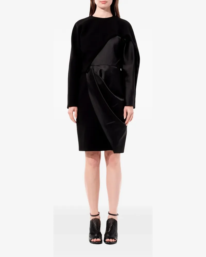 Balenciaga draped panelled dress - Schwarz Schwarz