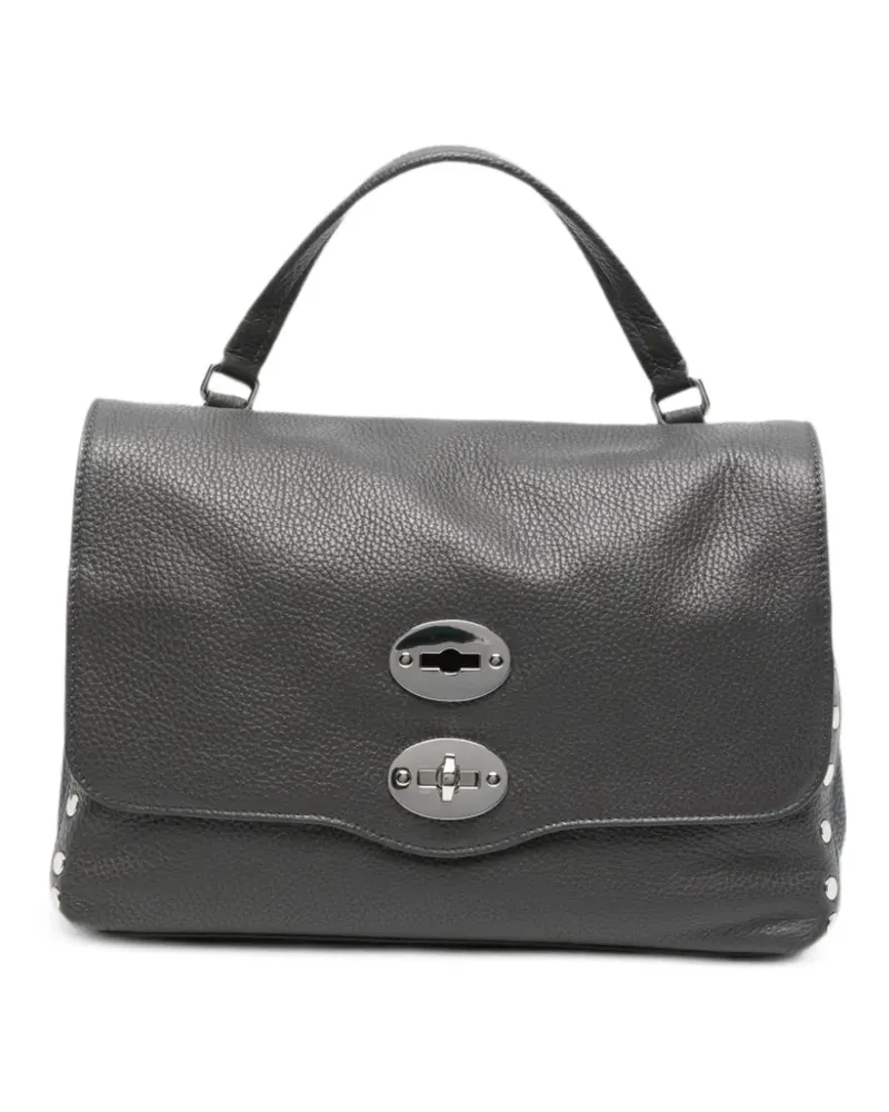 Zanellato M Postina Tote Bag mit Nieten - Grau Grau