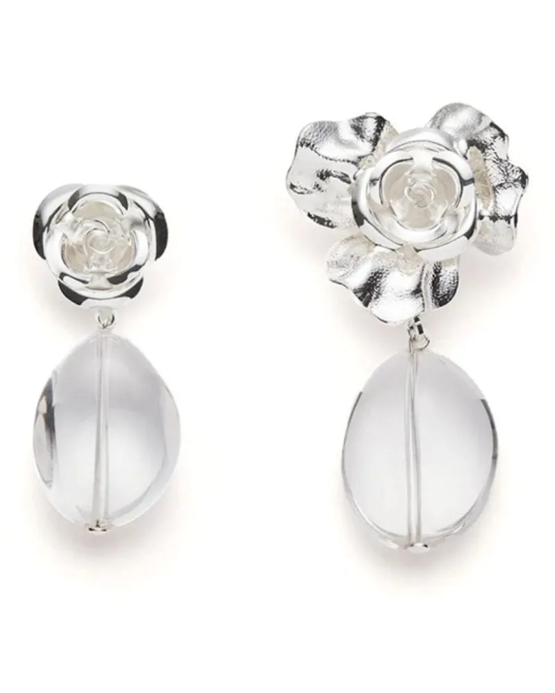 Magda Butrym Rosette Hängeohrringe - Silber Silber