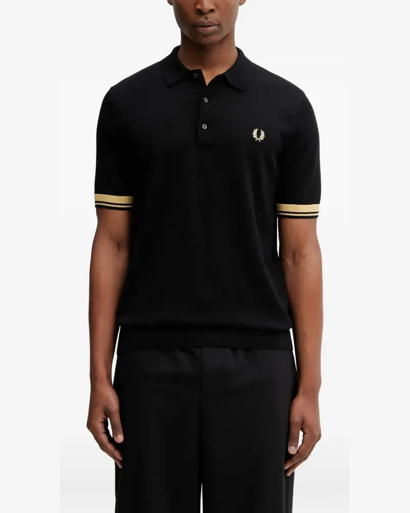 Fred Perry short-sleeve polo shirt - Schwarz Schwarz