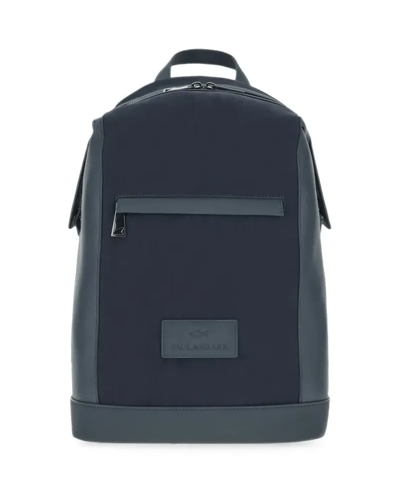 Paul & Shark Firenze leather suede backpack - Blau Blau