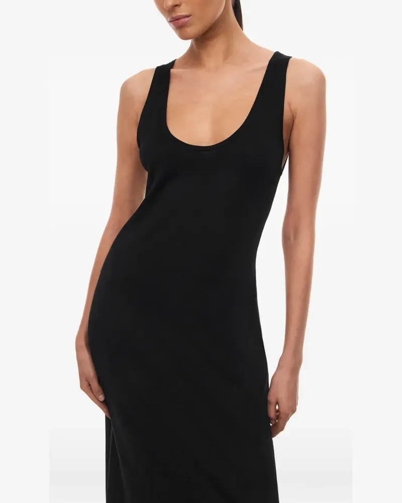 12 STOREEZ Mawata Maxikleid - Schwarz Schwarz