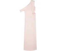 Asymmetrisches Maxikleid - Rosa