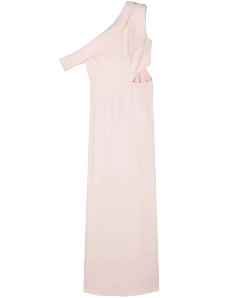 Alexander McQueen Asymmetrisches Maxikleid - Rosa Rosa