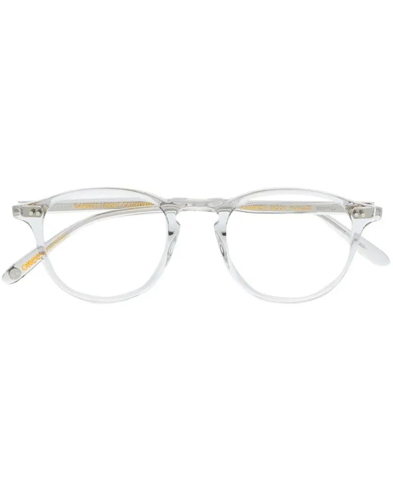 Garrett Leight Transparente Hampton Brille - Nude Nude