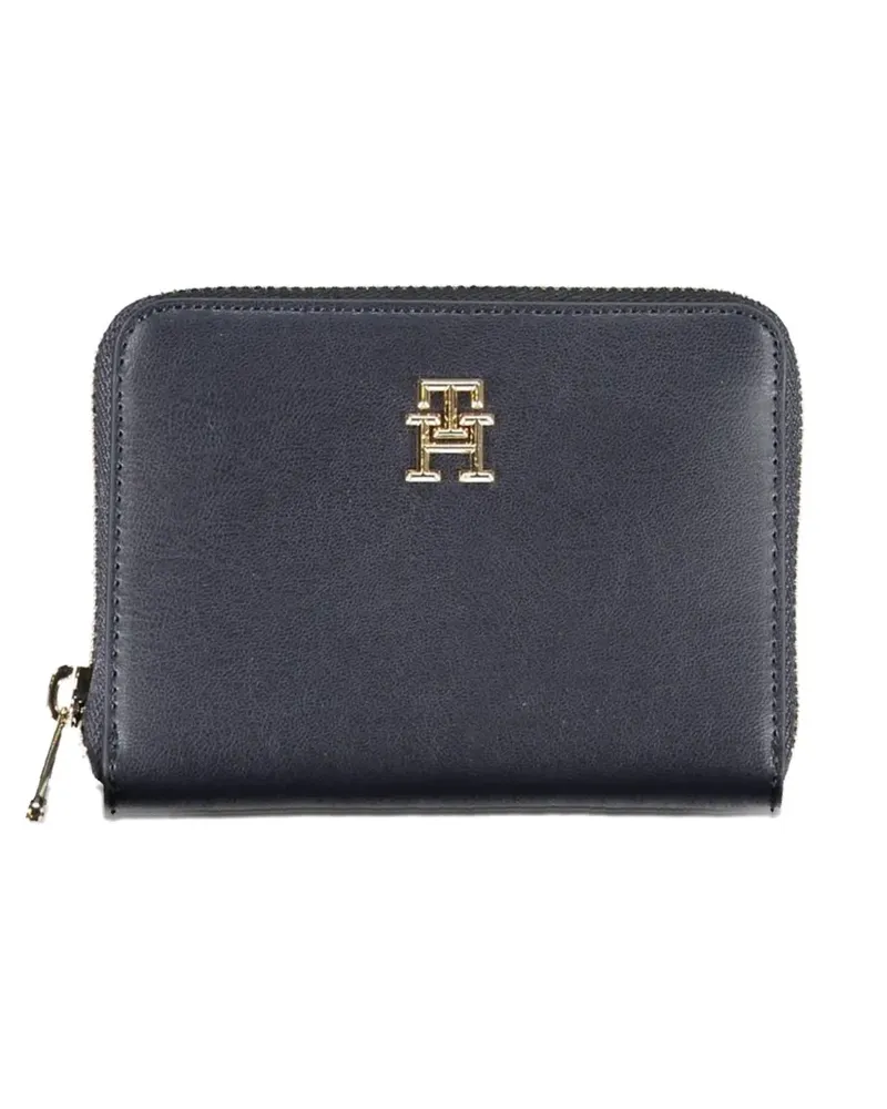 Tommy Hilfiger logo-plaque zip-around wallet - Blau Blau