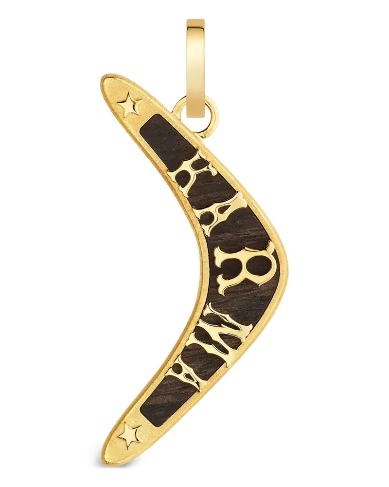 Marie Lichtenberg 18kt Ebony Karma Gelbgoldanhänger Gold