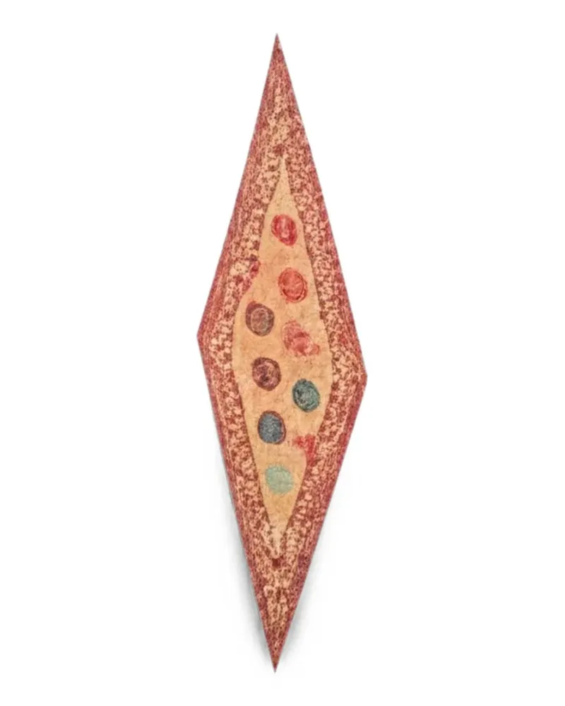 Pierre-Louis Mascia diamond-shaped silk scarf - Nude Nude