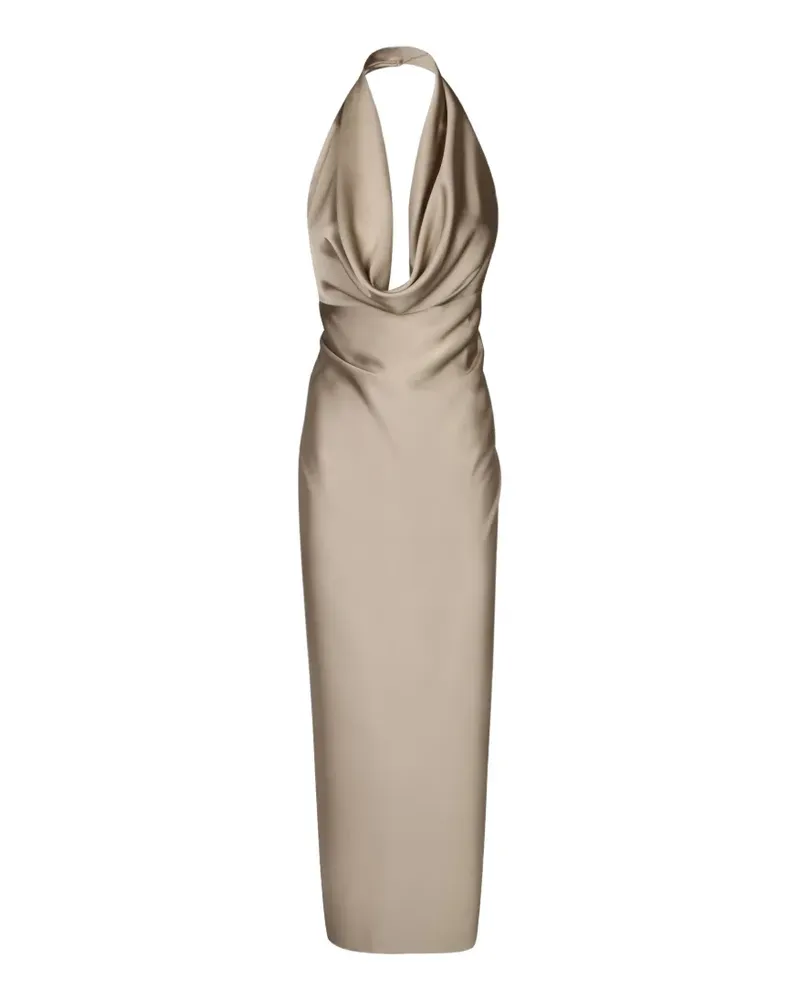 Blanca cowl-neck maxi dress - Nude Nude
