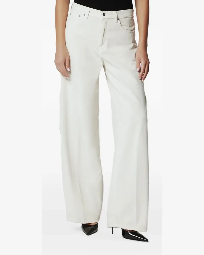 Haikure Bethany Jeans mit weitem Bein - Weiß Weiß