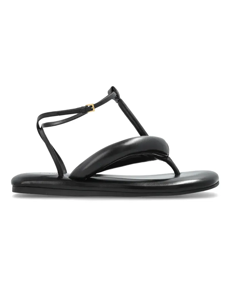 Givenchy Boudoir padded leather flip-flops - Schwarz Schwarz