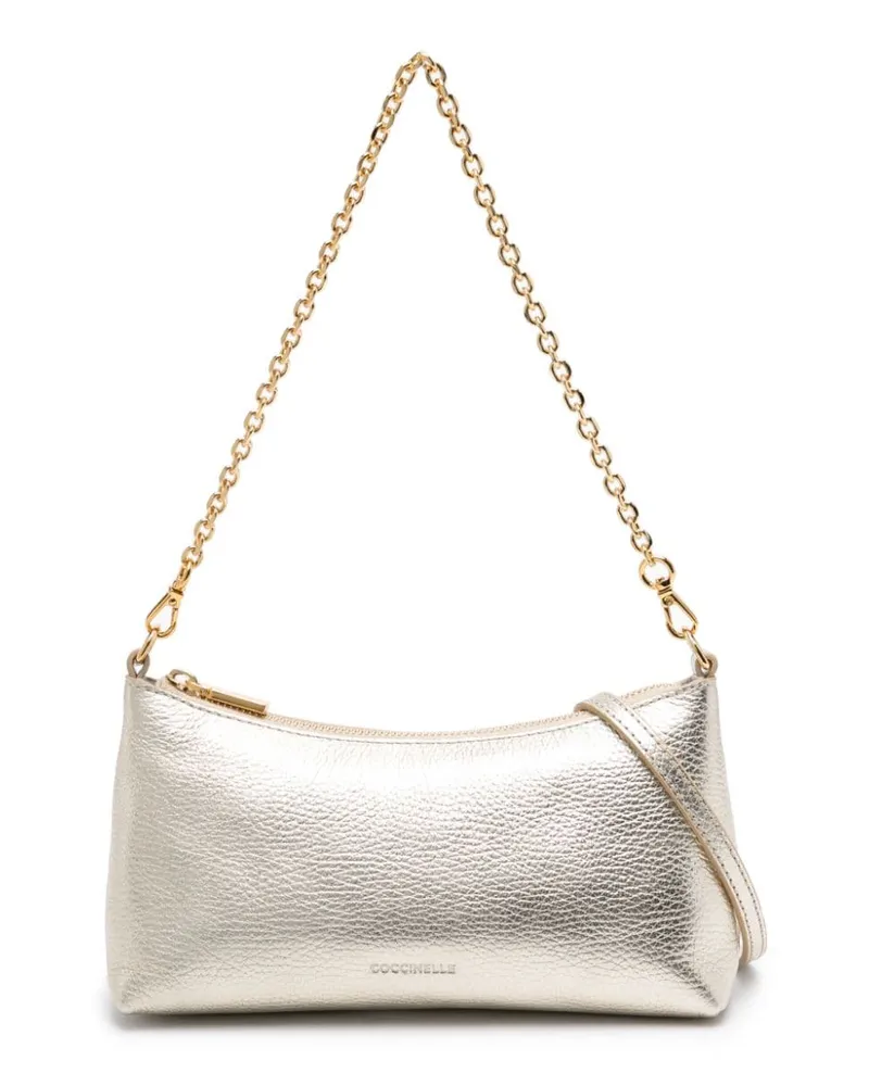 Coccinelle Aura Schultertasche - Gold Gold