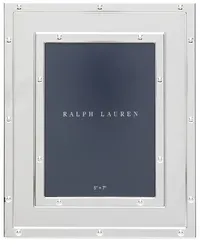 Ralph Lauren Home Bleeker Fotorahmen 5cm x 7cm Silber