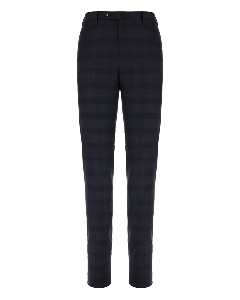 PT TORINO checked trousers - Blau Blau