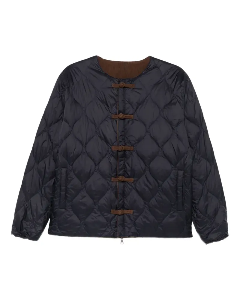 TAION quilted toggle-fastening jacket - Blau Blau