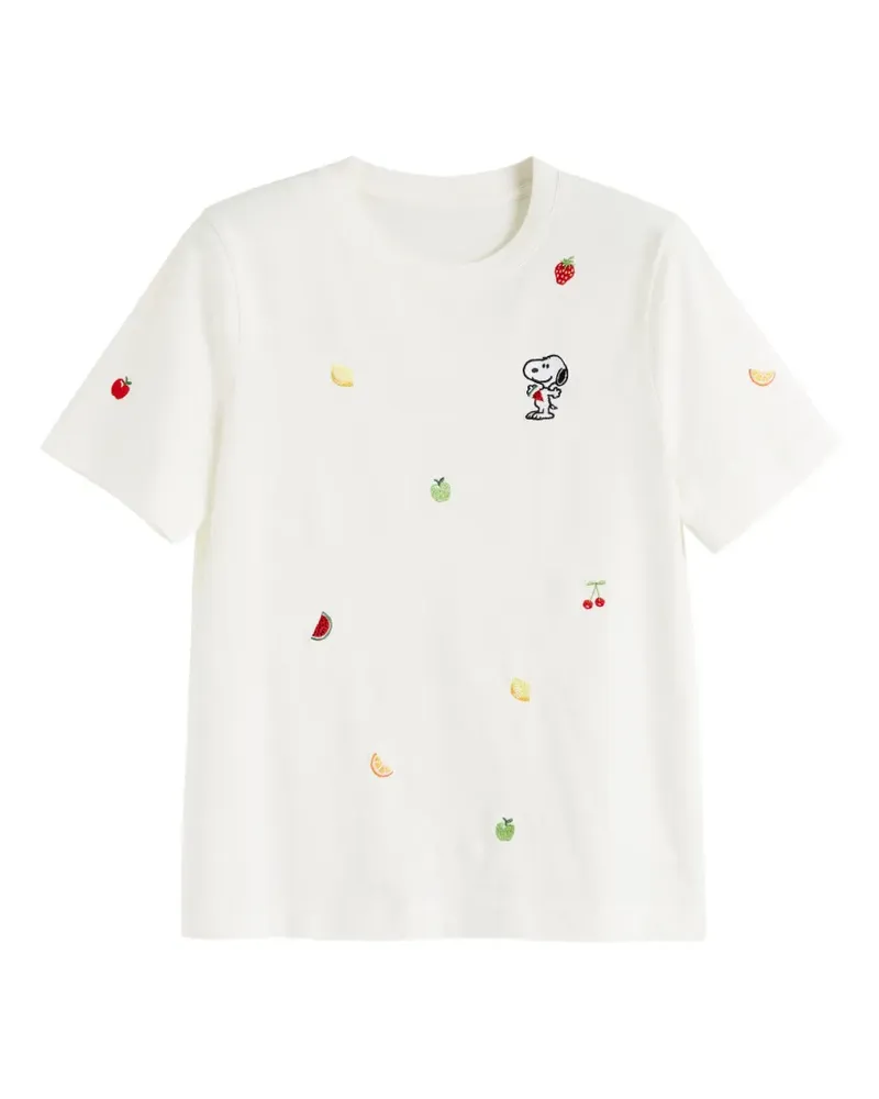 Chinti & Parker Snoopy Fruit T-Shirt - Weiß Weiß