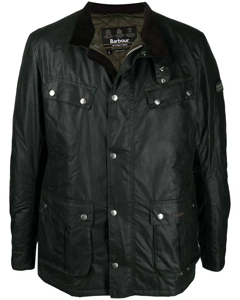 Barbour Gewachste Duke Jacke - Grün Grün
