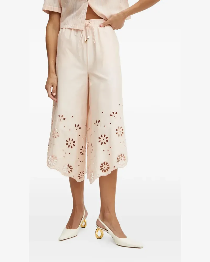 Fracomina cut-out trousers - Nude Nude