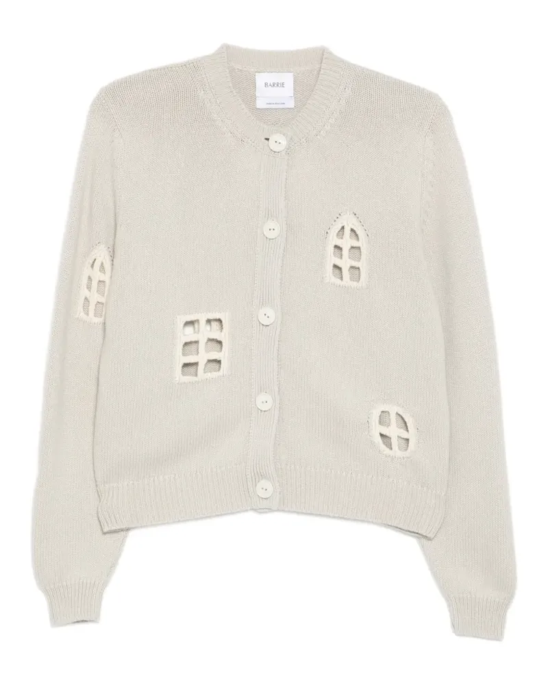 Barrie Cardigan mit Lochstrickmuster - Nude Nude