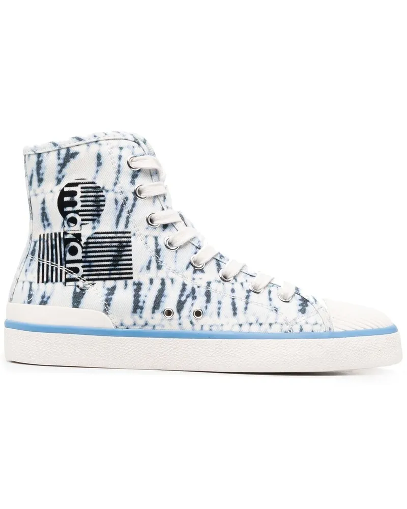 Isabel Marant Sneakers mit Batikmuster Blau