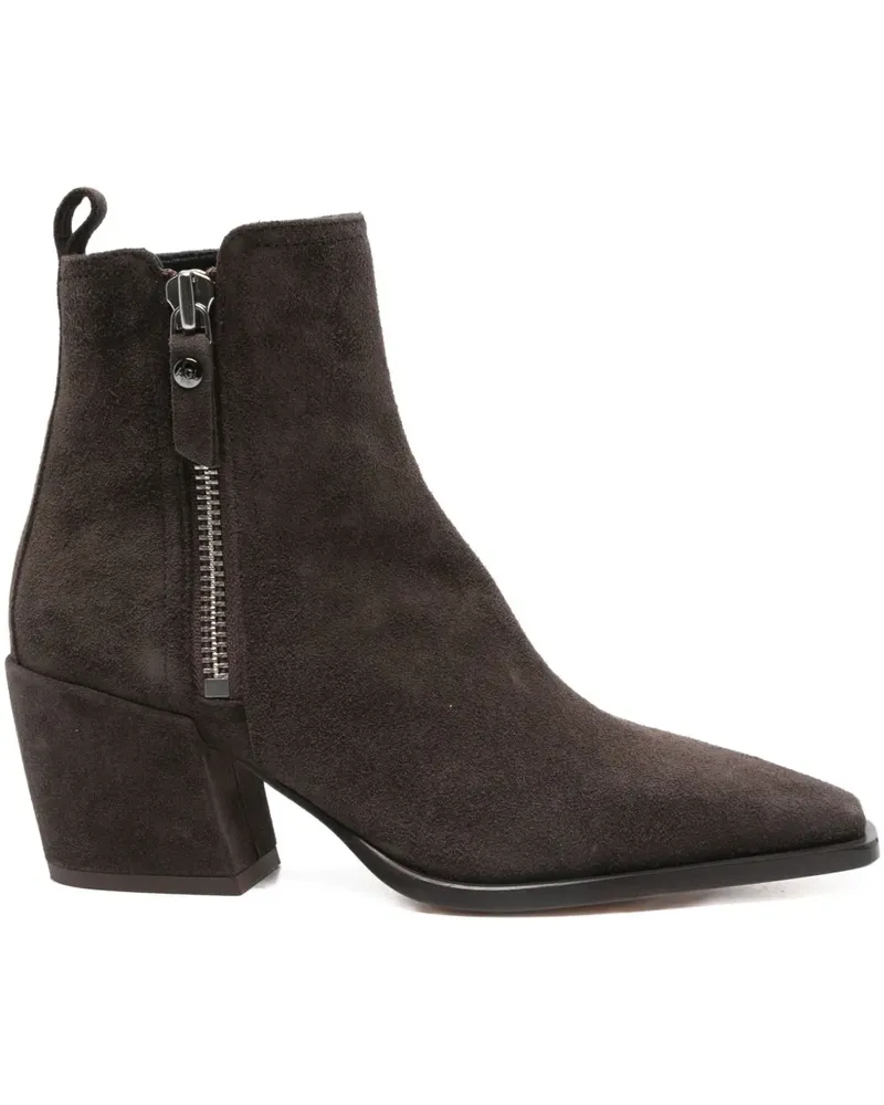 Attilio Giusti Leombruni Stiefel mit spitzer Kappe 60mm - Braun Braun