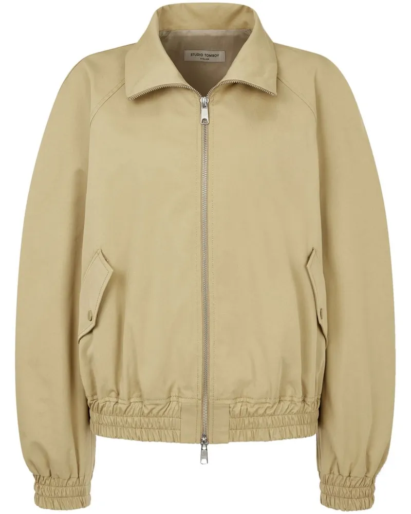 STUDIO TOMBOY Bomberjacke mit Stehkragen - Nude Nude