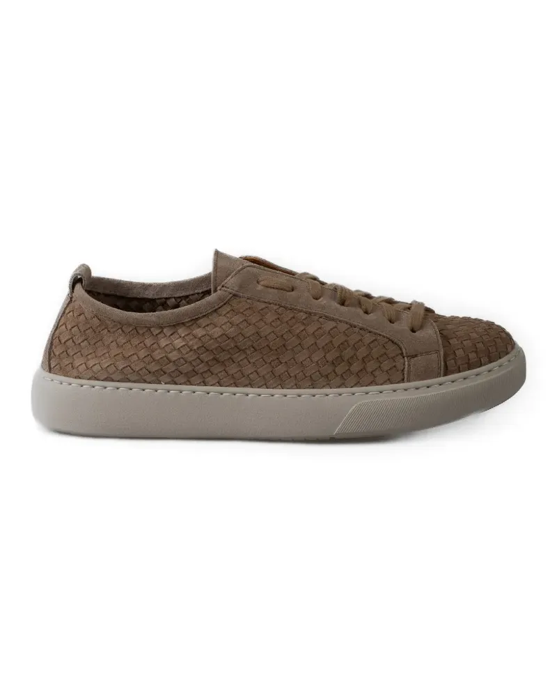 CALCE interwoven sneakers - Braun Braun