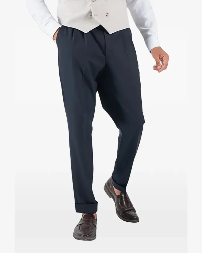 HUGO BOSS Perin Hose aus Schurwolle - Blau Blau