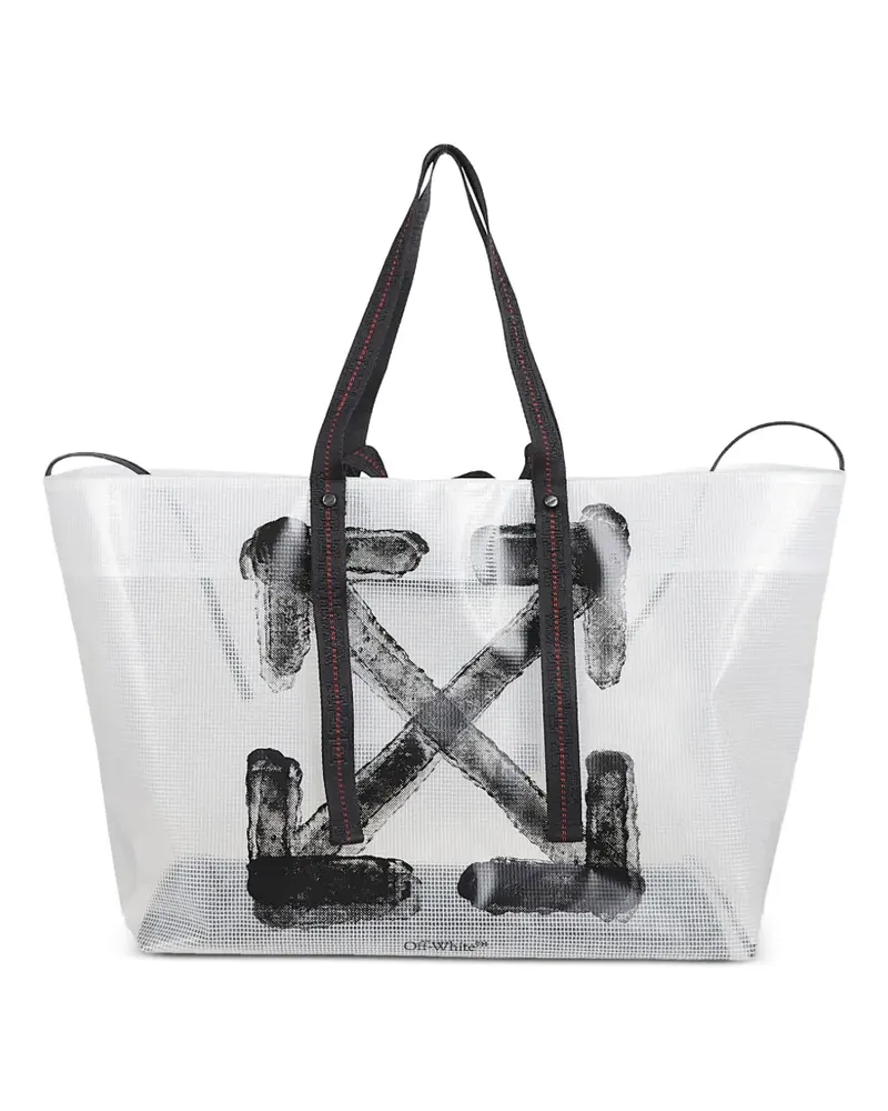 OFF-WHITE Tote Bag mit Pfeilmotiv - Weiß Weiß