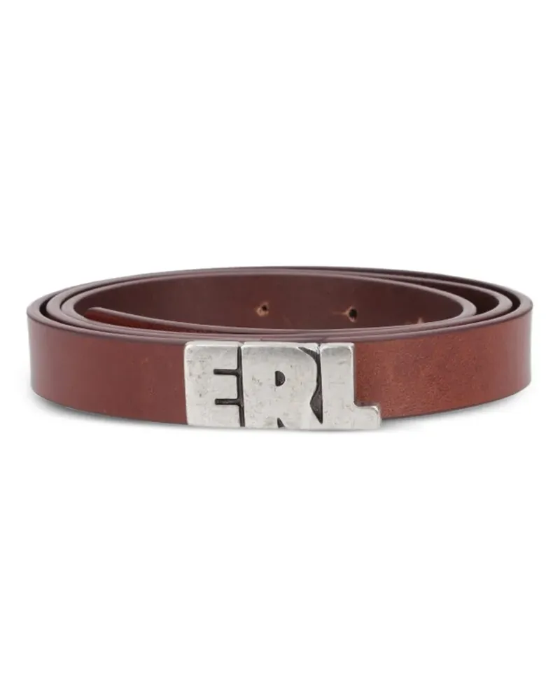ERL logo-plaque belt - Braun Braun