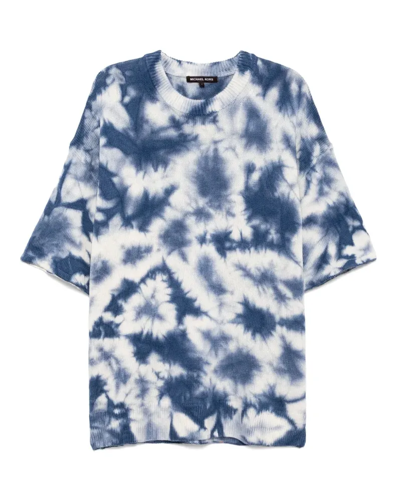 Michael Kors Pullover mit Batikmuster - Blau Blau