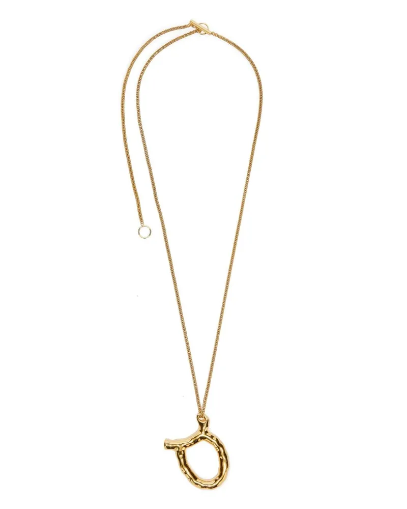 Jil Sander Halskette mit Sternzeichen-Anhänger - Gold Gold