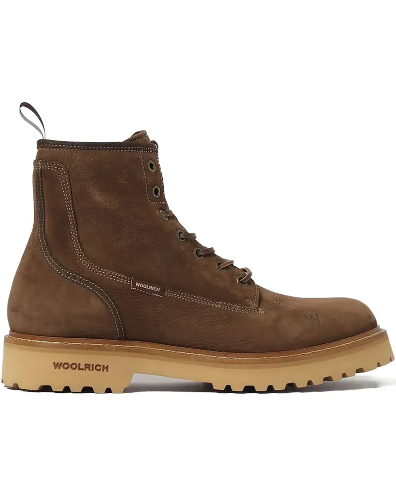 Woolrich Main combat boots - Braun Braun