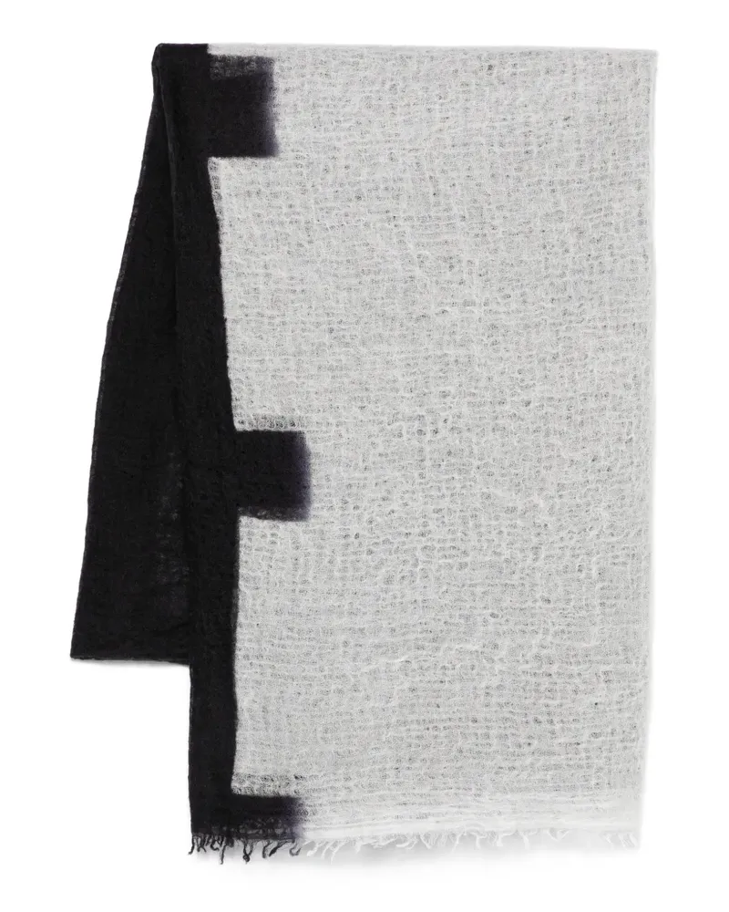 Suzusan fringed scarf - Weiß Weiß