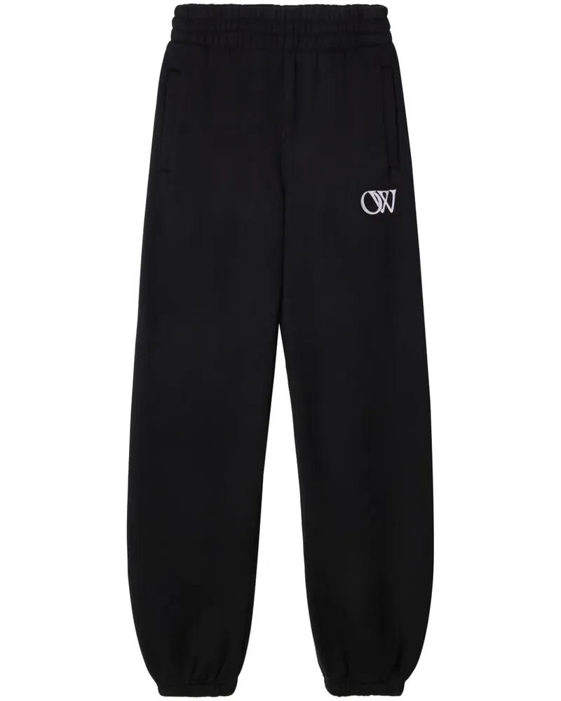 OFF-WHITE Jogginghose mit Logo-Print - Weiß Weiß