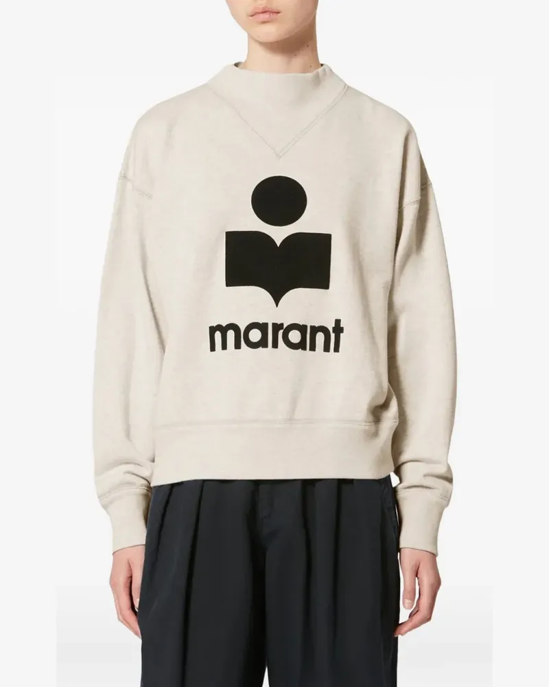 Isabel Marant Pullover mit Logo-Print - Nude Nude