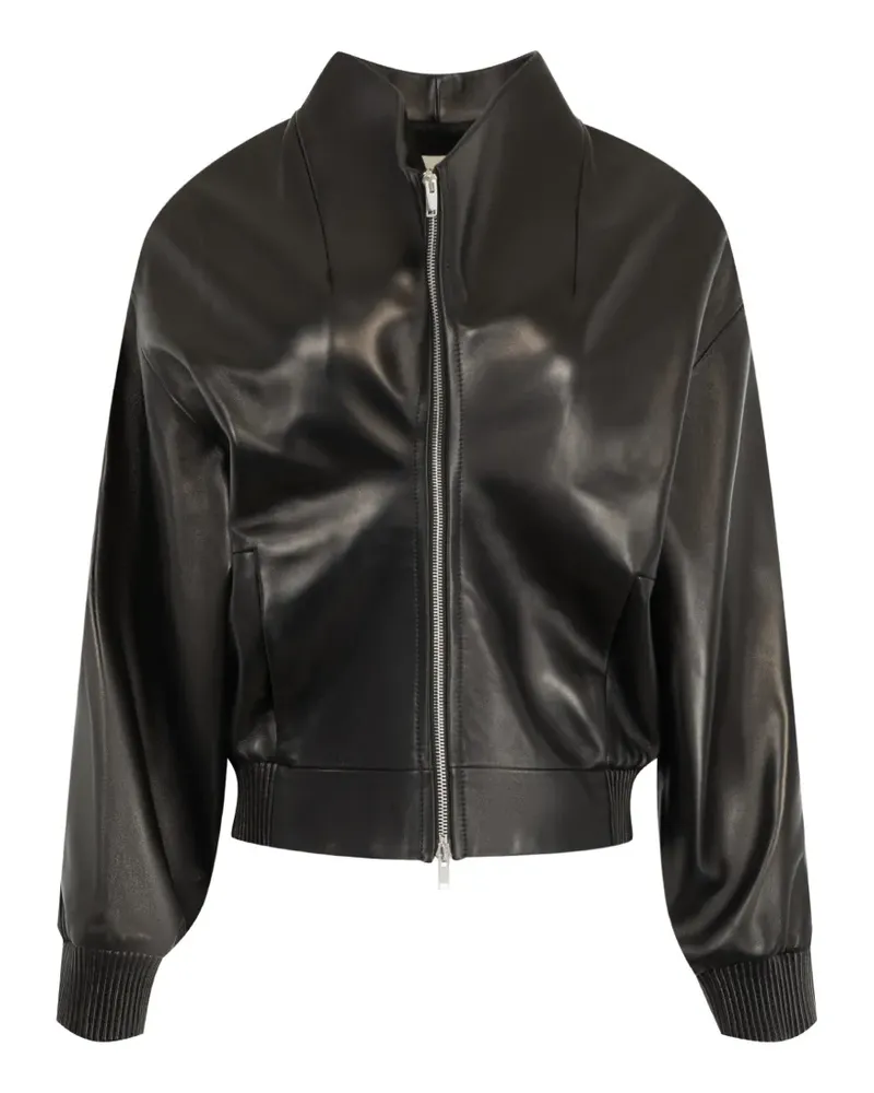 KHAITE Ixin Lederjacke - Schwarz Schwarz