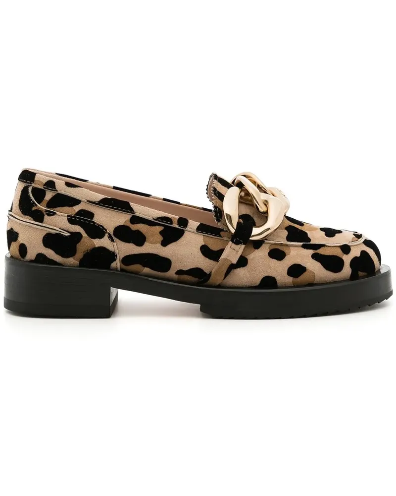 N° 21 Loafer mit Print - Nude Nude