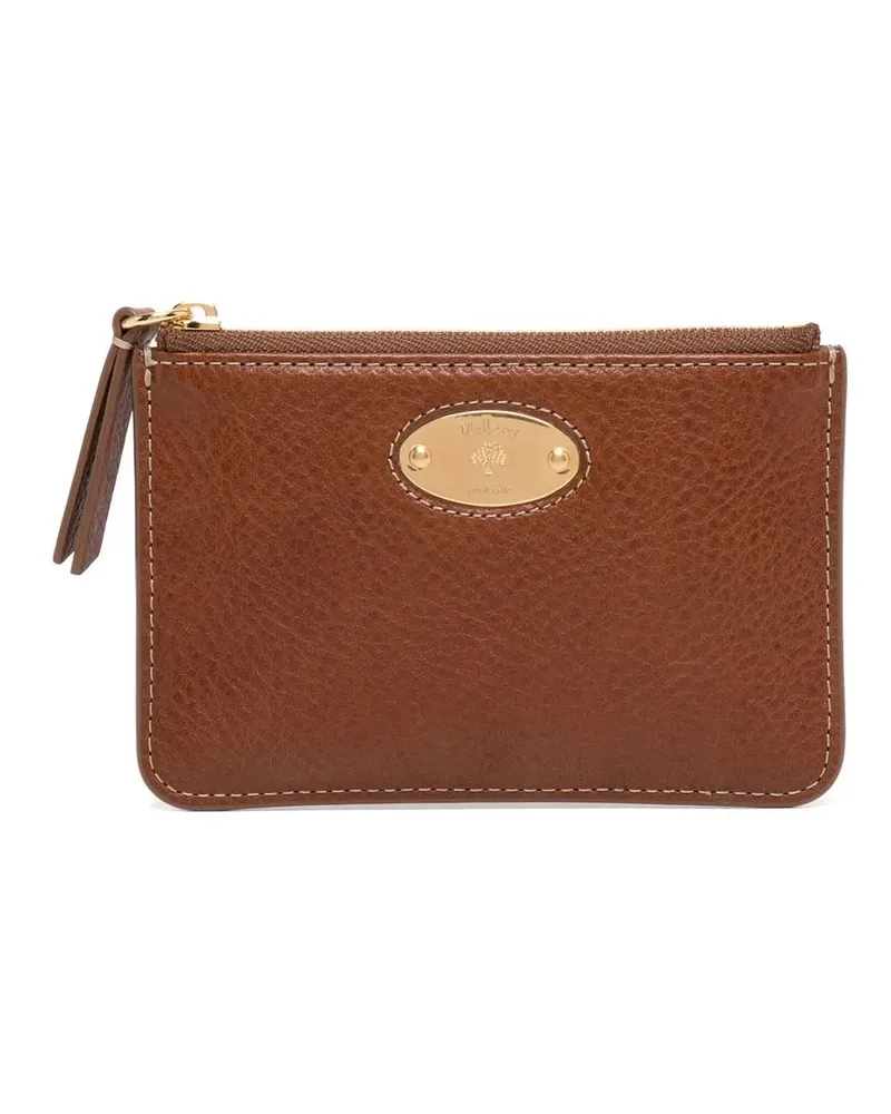 Mulberry Portemonnaie aus strukturiertem Leder - Braun Braun