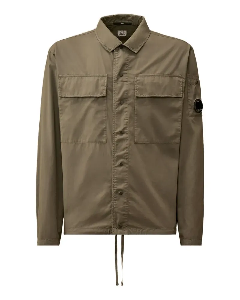 C.P. Company Hemd mit aufgesetzten Taschen - Grau Grau
