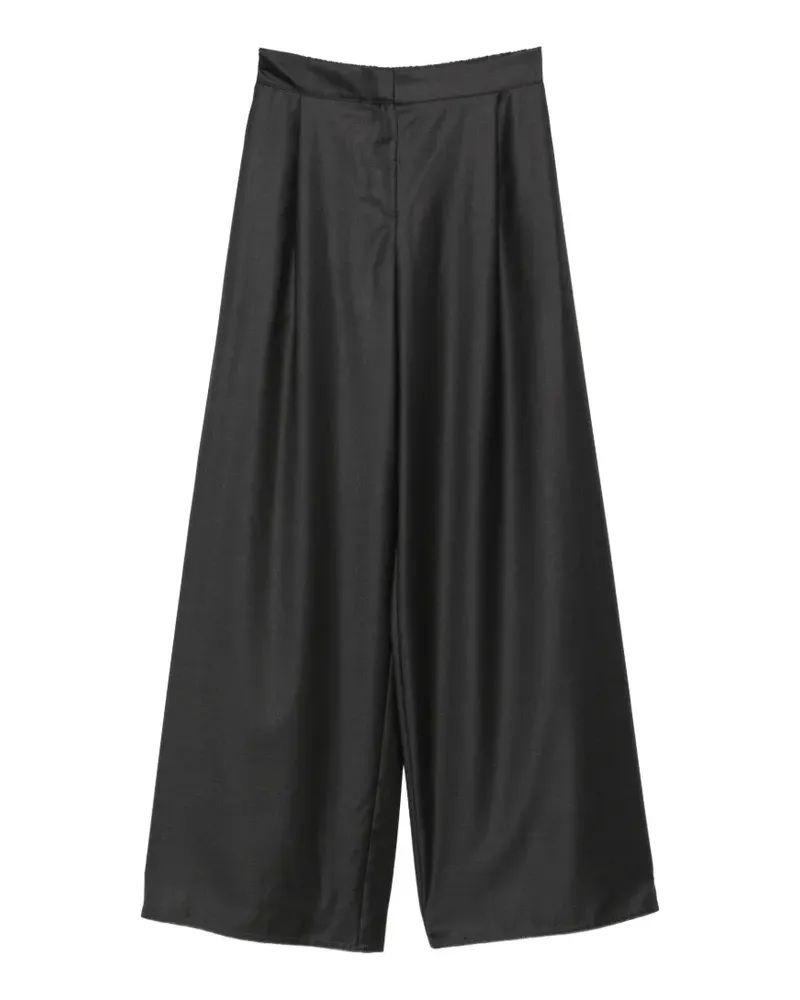 Dušan Hose mit Bundfalten - Grau Grau