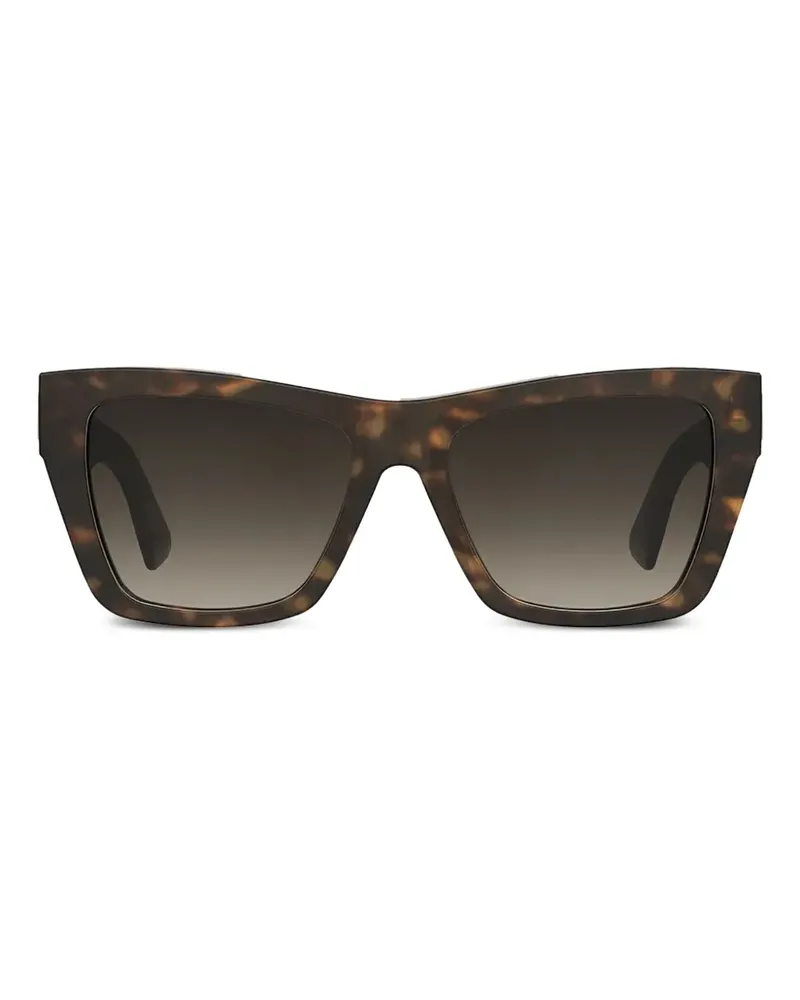 Moschino Sonnenbrille mit Logo - Braun Braun