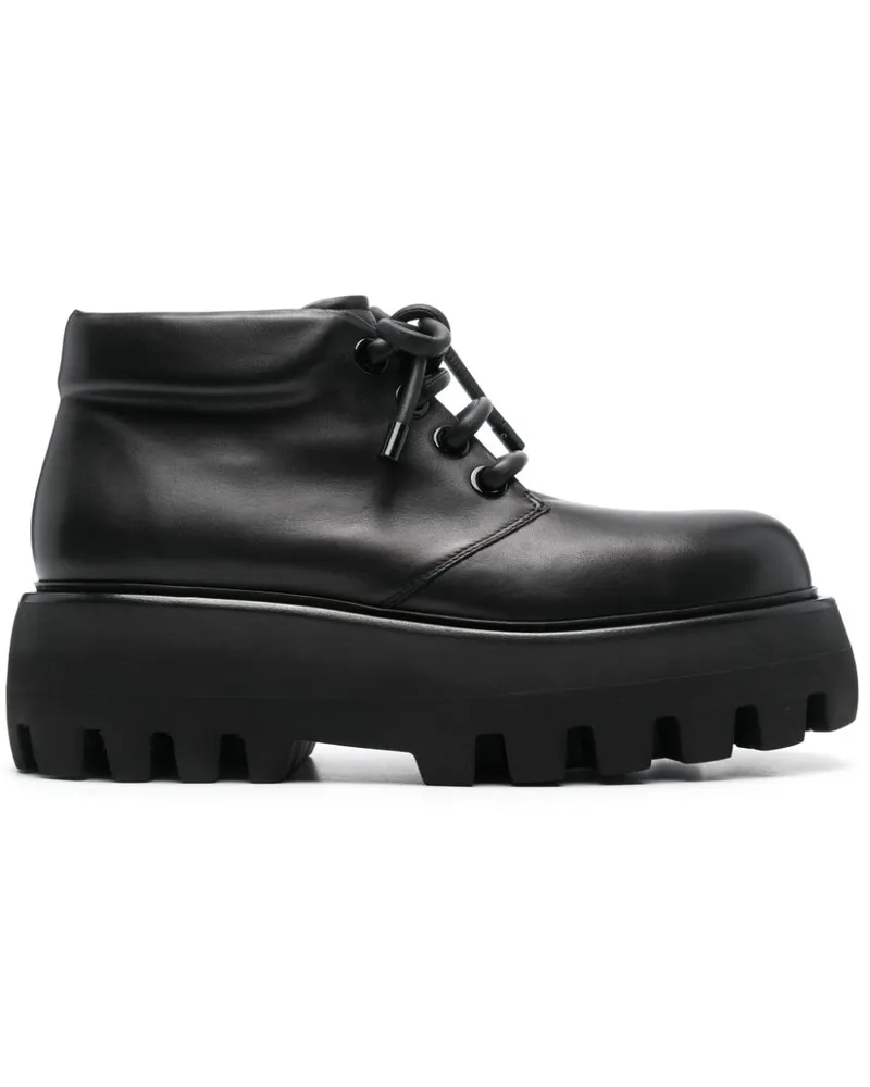 Alexander McQueen Sofa Stiefeletten Schwarz