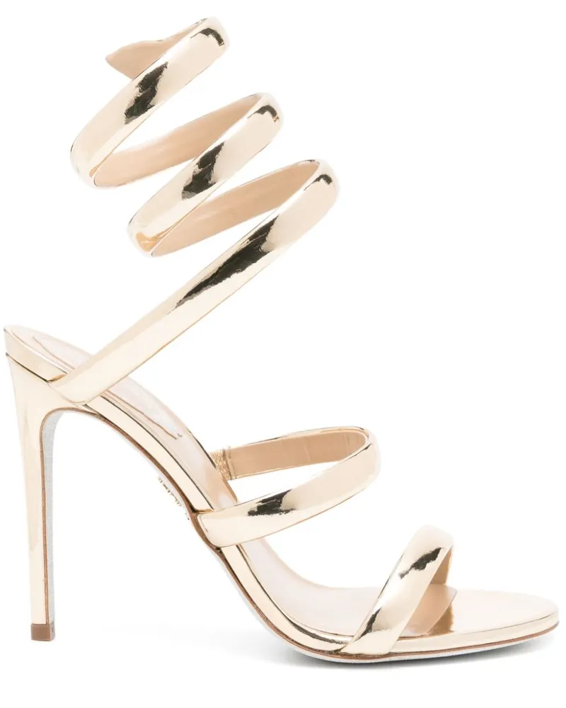 René Caovilla Sandalen 105mm - Gold Gold