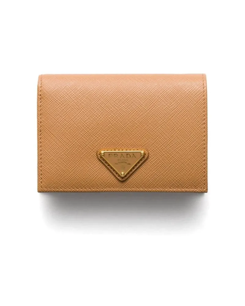 Prada Saffiano Portemonnaie - Nude Nude