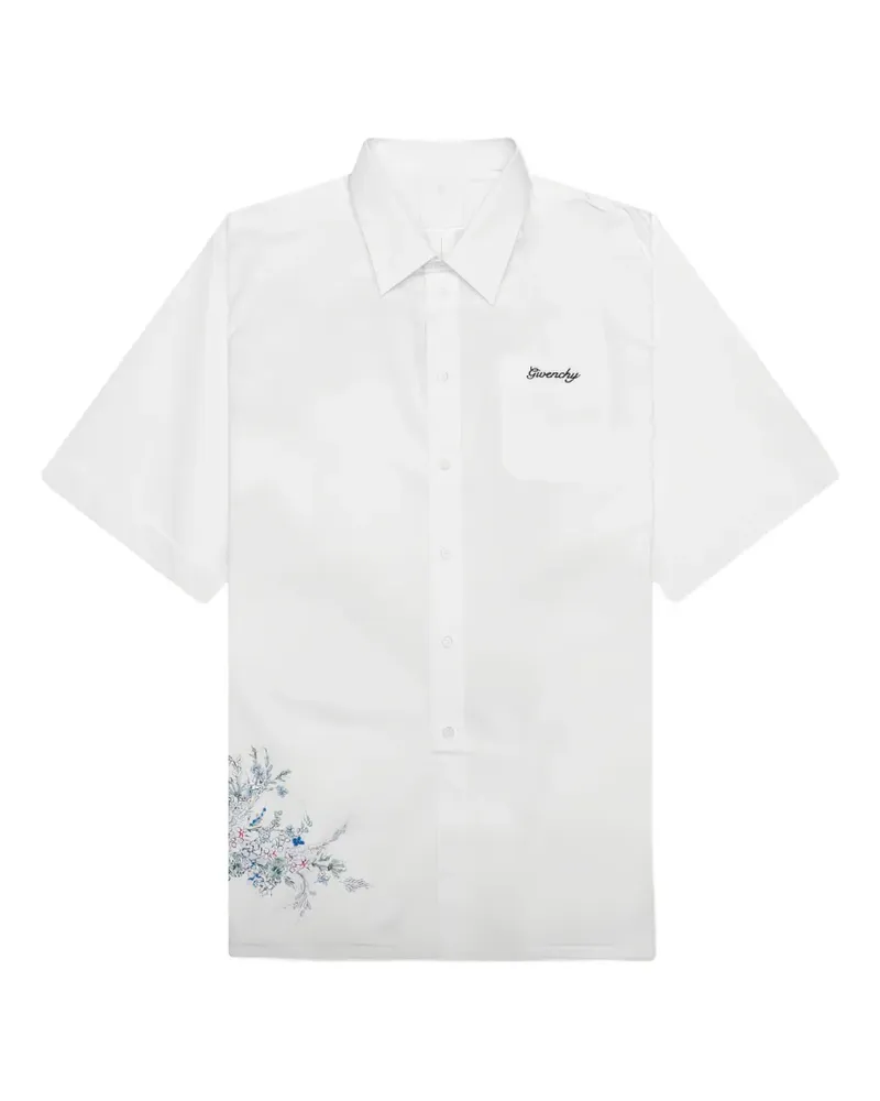 Givenchy floral pocket shirt - Weiß Weiß