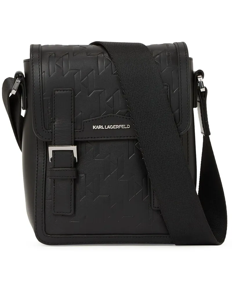 Karl Lagerfeld K/loom Kuriertasche - Schwarz Schwarz