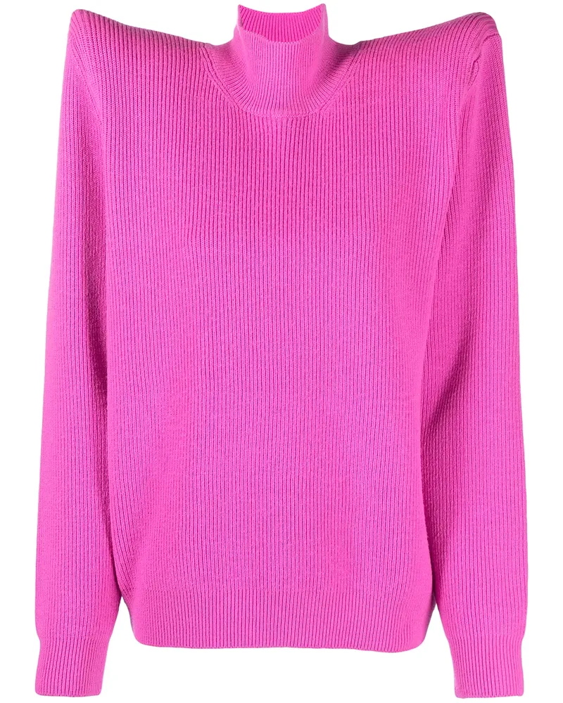 Balenciaga Pullover mit Statement-Schultern - Rosa Rosa