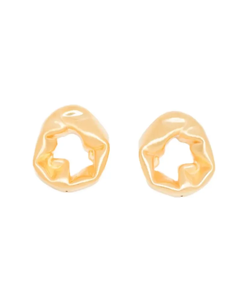 Completedworks Scrunch earrings - Gold Gold