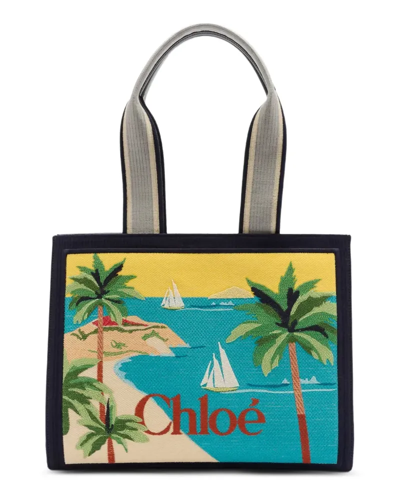 Chloé Soleil tote bag - Blau Blau